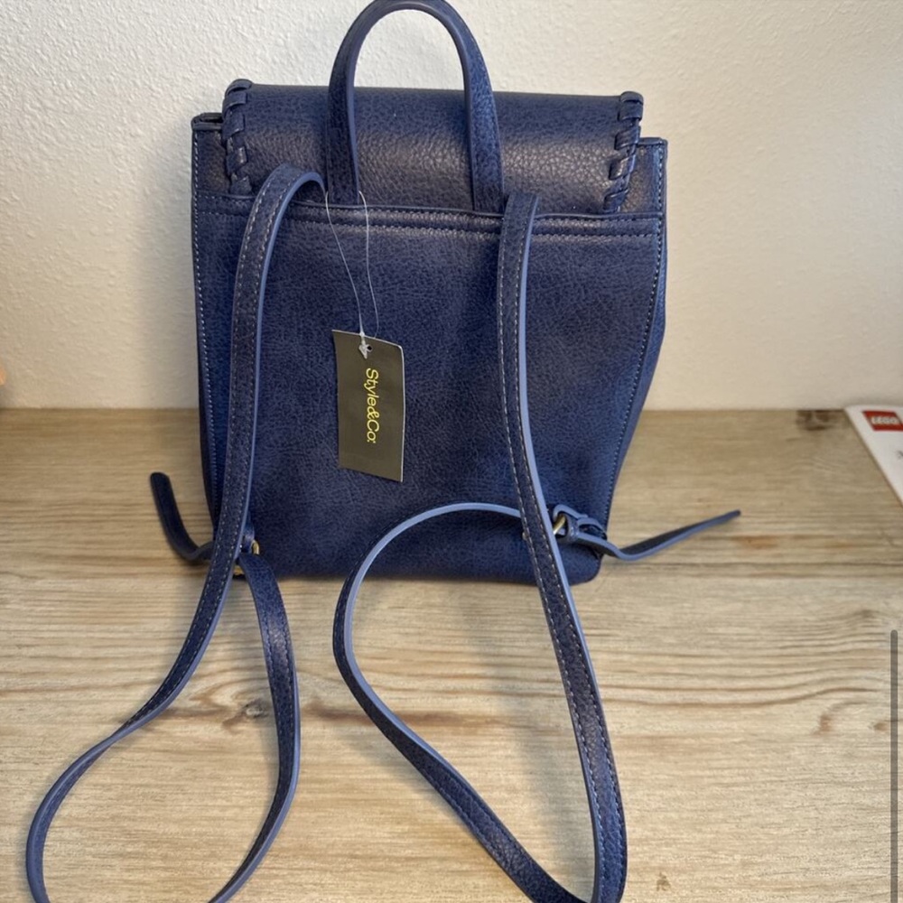 Style & Co. Blue Backpack - Picture 6 of 6